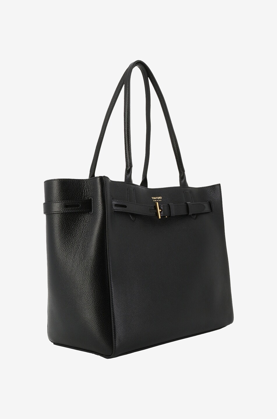 TOM FORD Sac cabas en cuir grainé Audrey Medium Femme NOIR 2