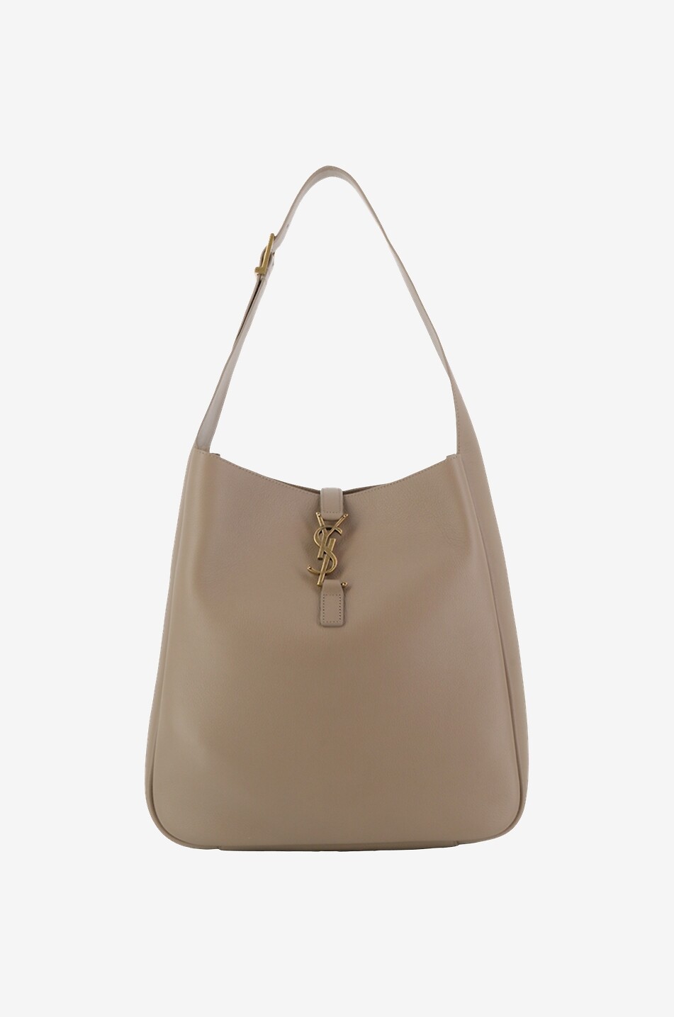 Sac hobo souple en cuir grainé Le 5 à 7