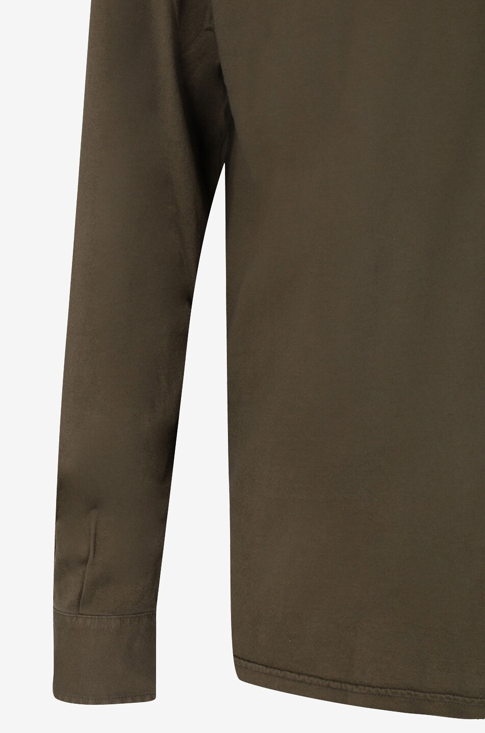 FEDELI Jason Giza long-sleeved cotton shirt Men MEDIUM BROWN 3