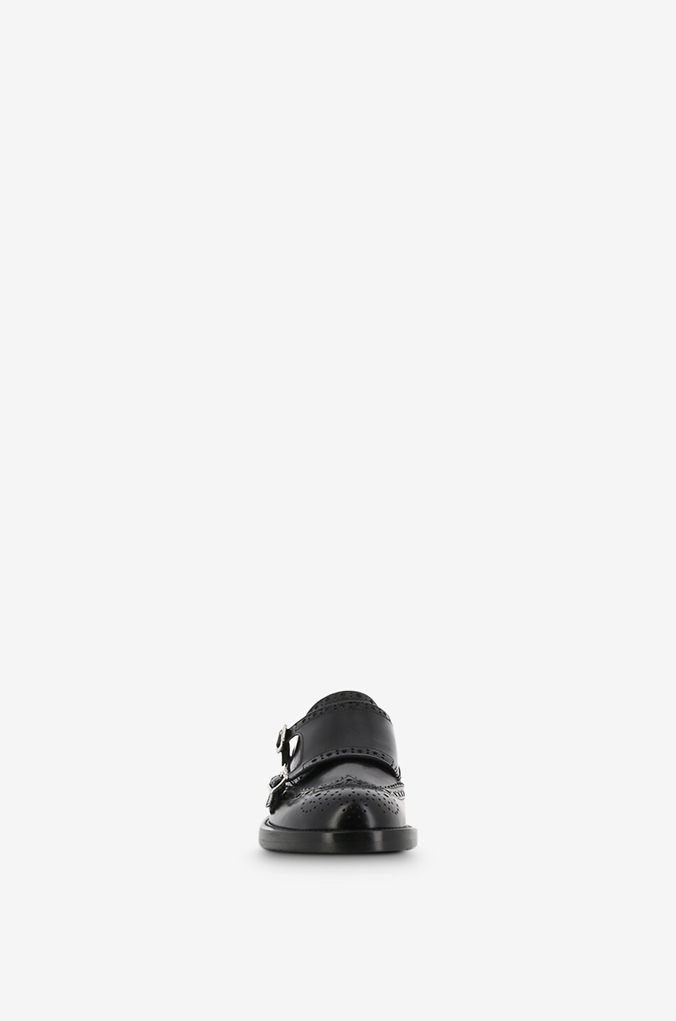 Derbies à double bride en cuir brossé perforé Parker