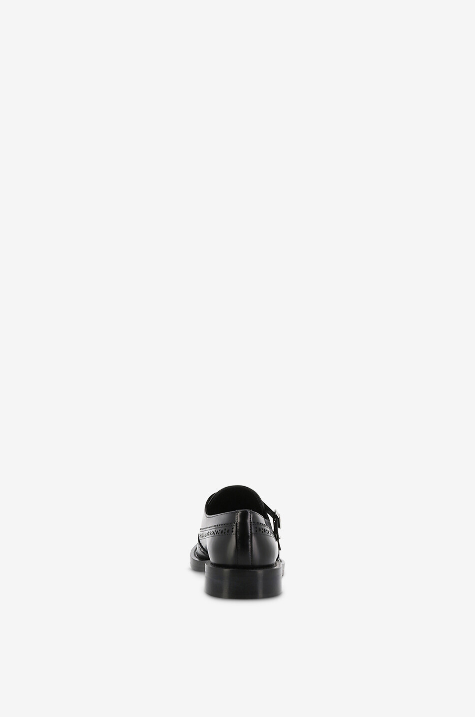 Derbies à double bride en cuir brossé perforé Parker
