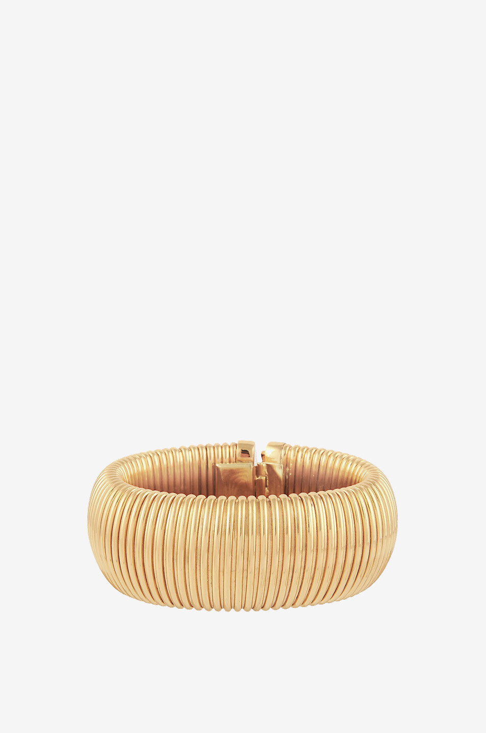 Manchette texturée dorée Aida - 30 mm