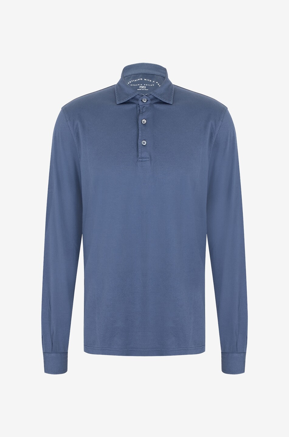 Polo à manches longues en coton Zero Giza