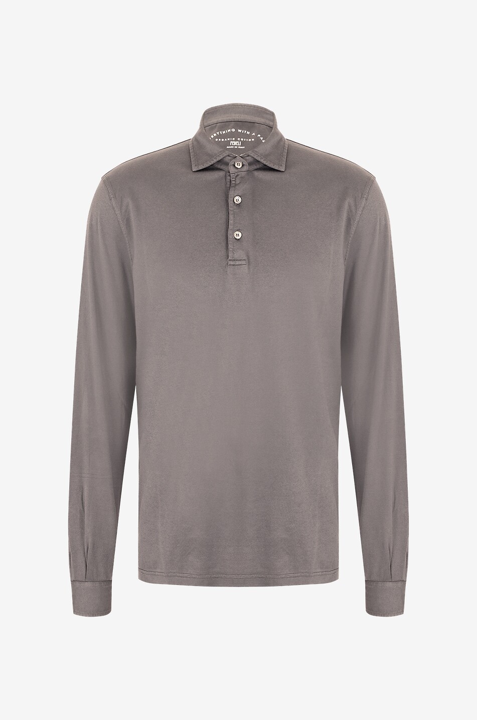 Langärmeliges Polohemd aus Baumwolle Zero Giza