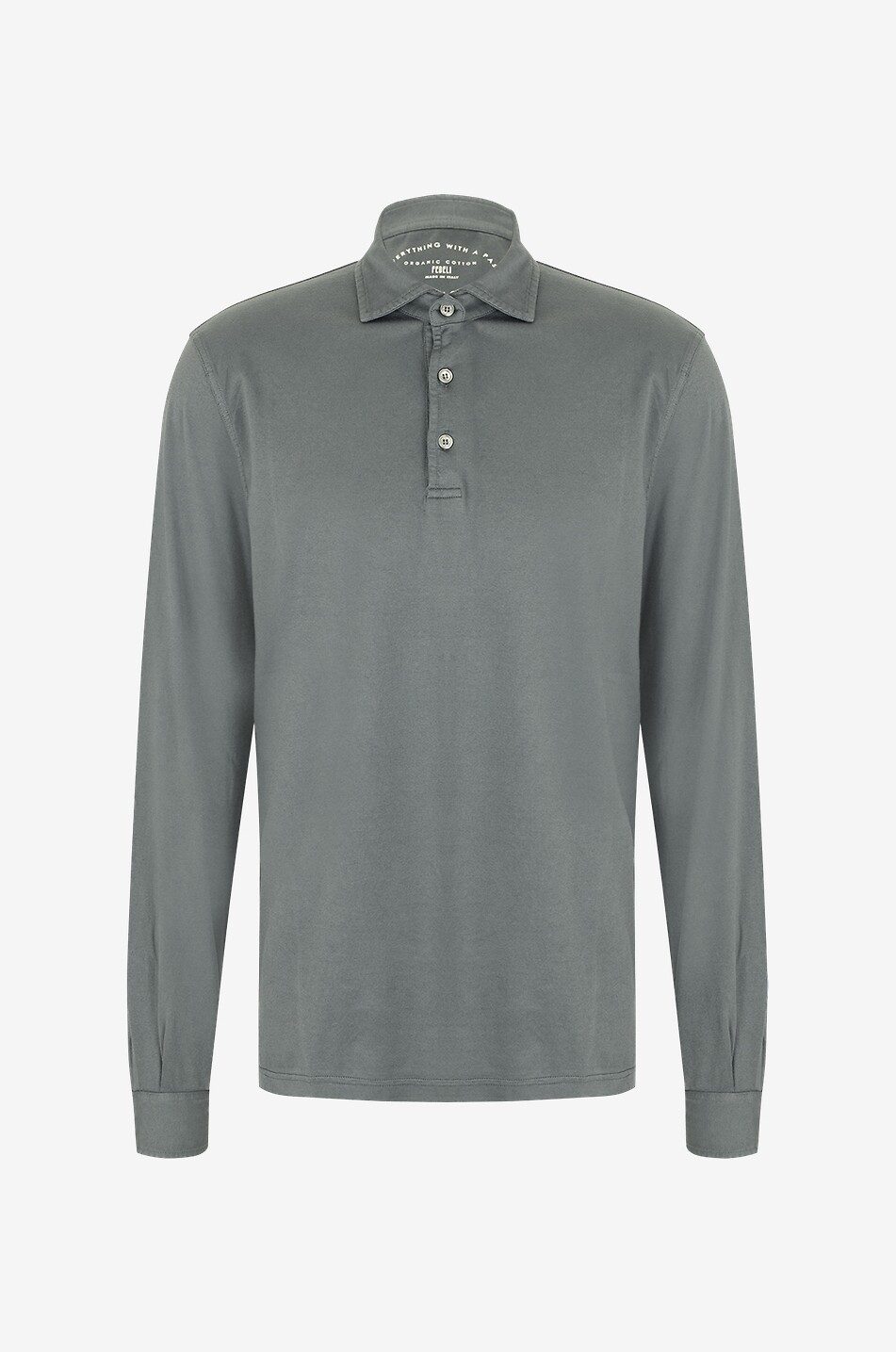 Langärmeliges Polohemd aus Baumwolle Zero Giza