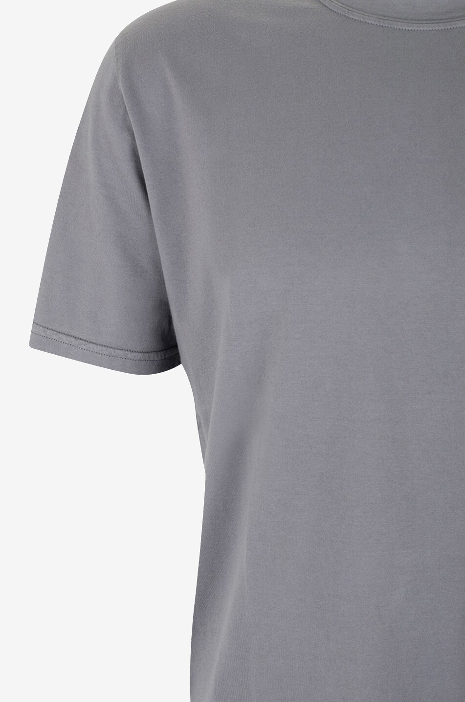 FEDELI Extreme Giza short-sleeved cotton T-shirt Men MEDIUM GREY 3