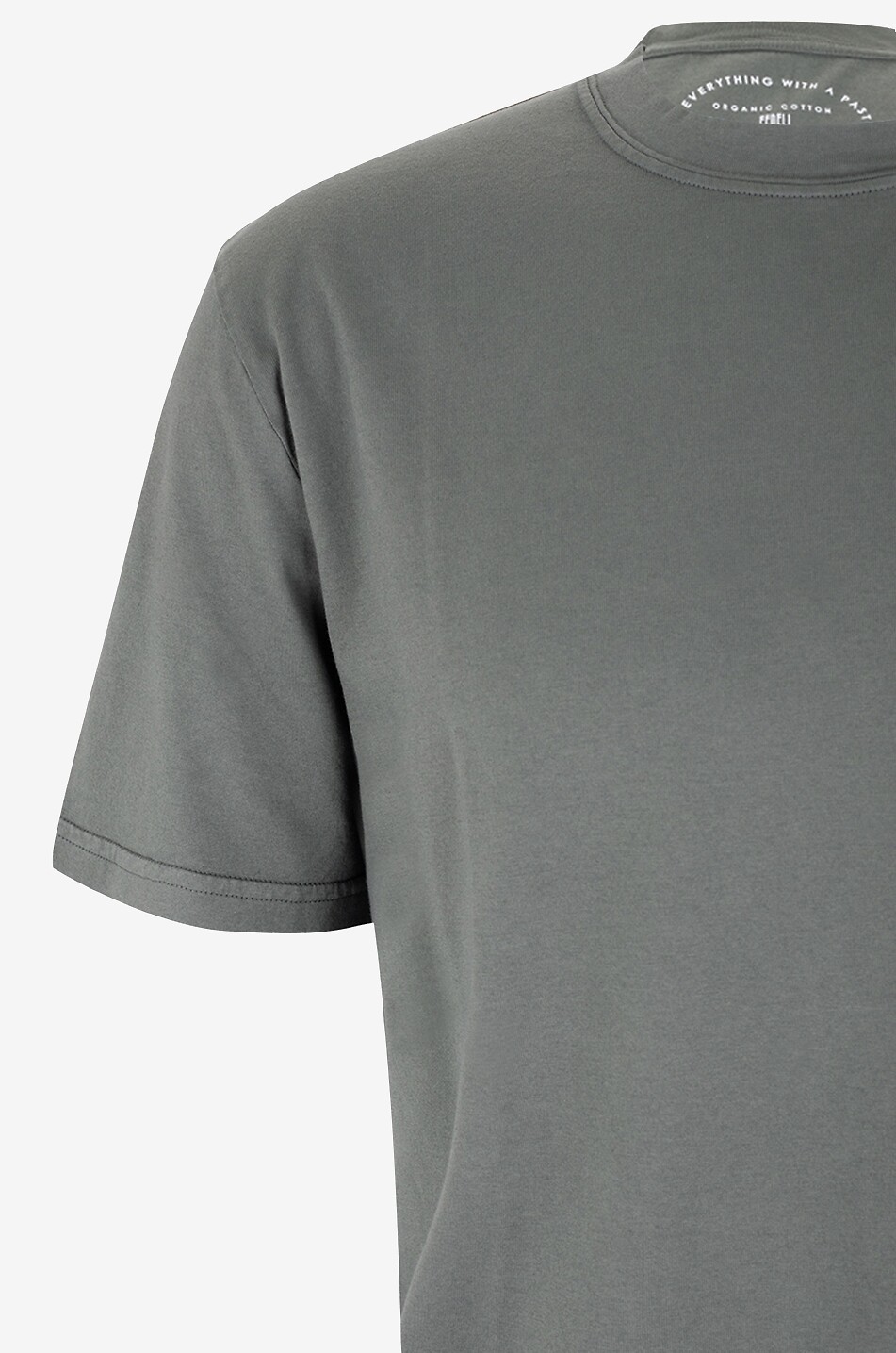 FEDELI Extreme Giza short-sleeved cotton T-shirt Men MEDIUM GREEN 3