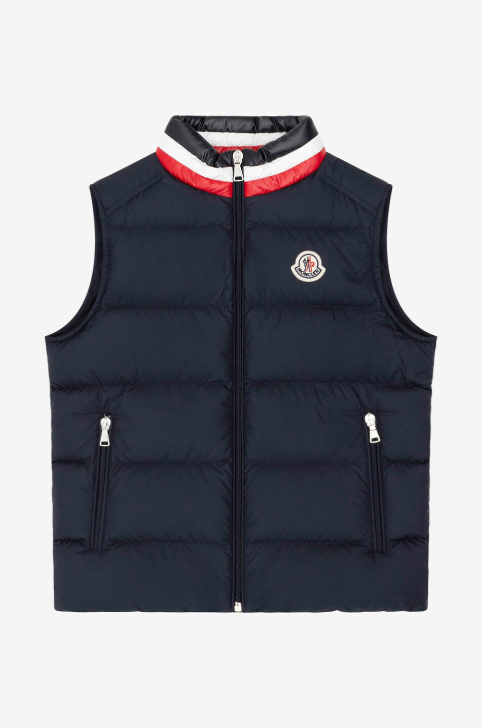 Gilet en duvet à col tricolore garçon Merab