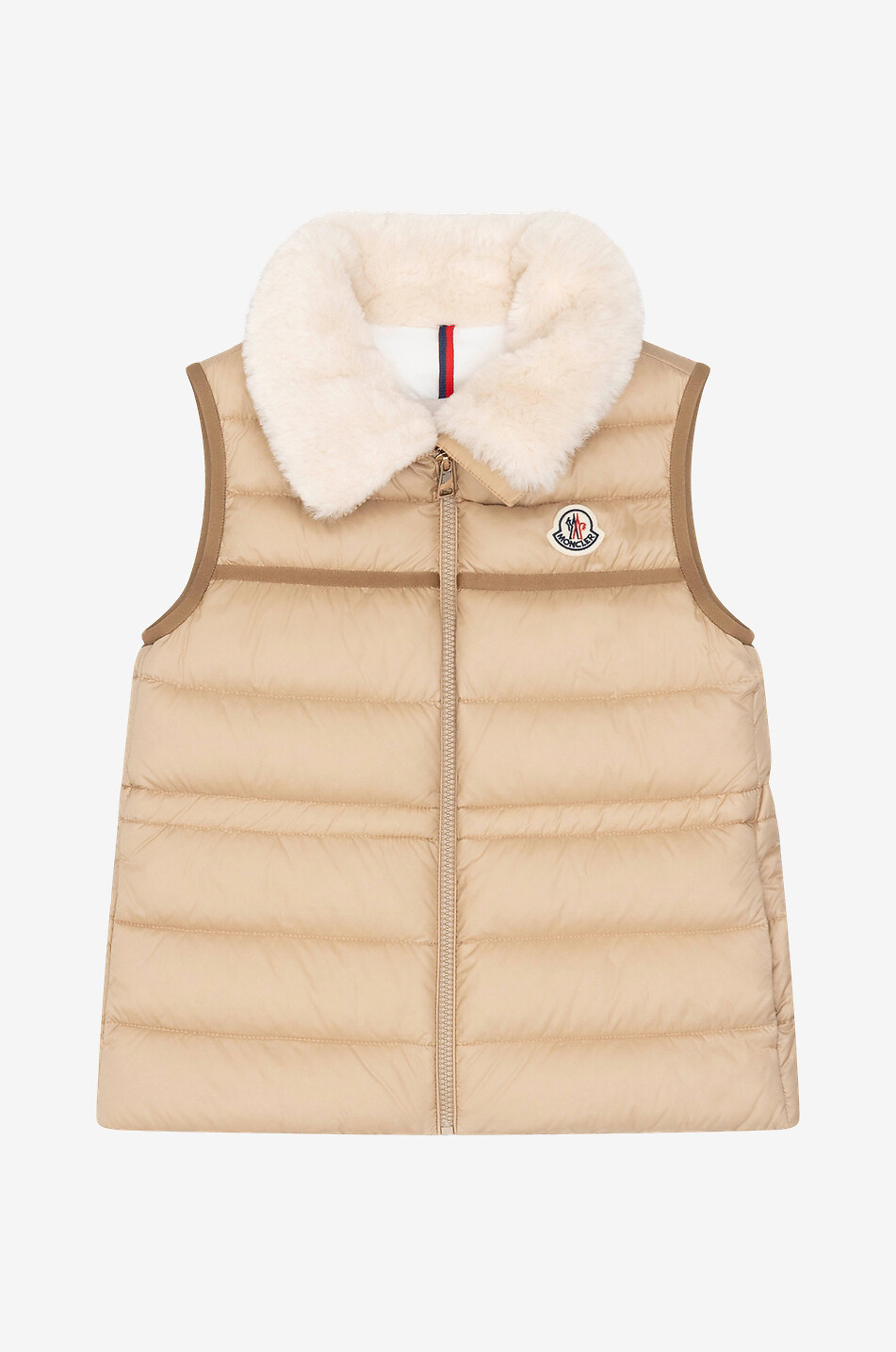 Elisheba girl s nylon and plush quilted vest