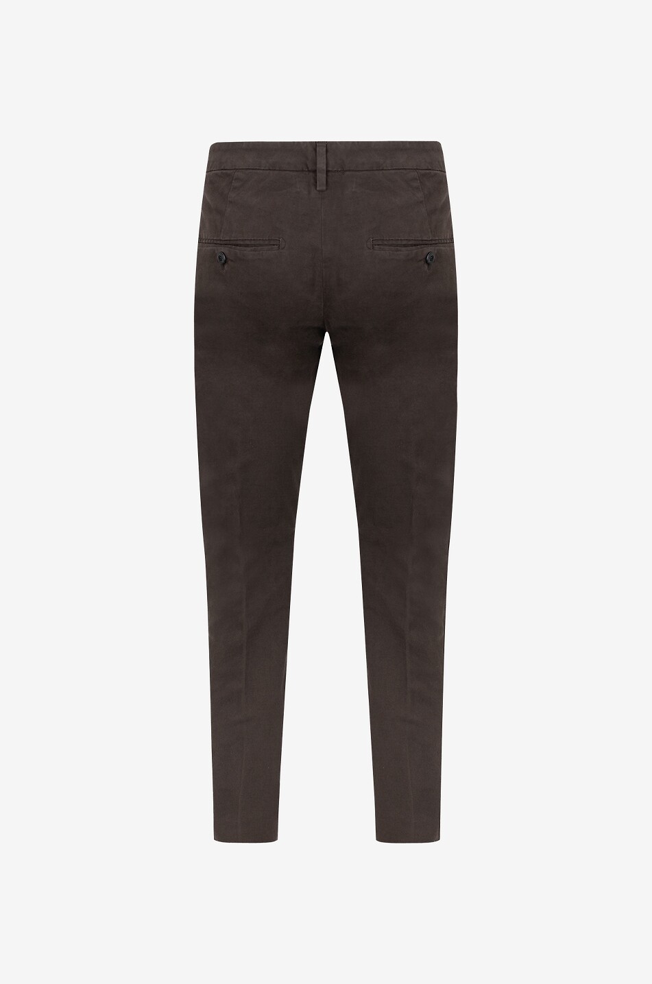 DONDUP Gaubert cotton slim fit chino trousers Men DARK BROWN 2