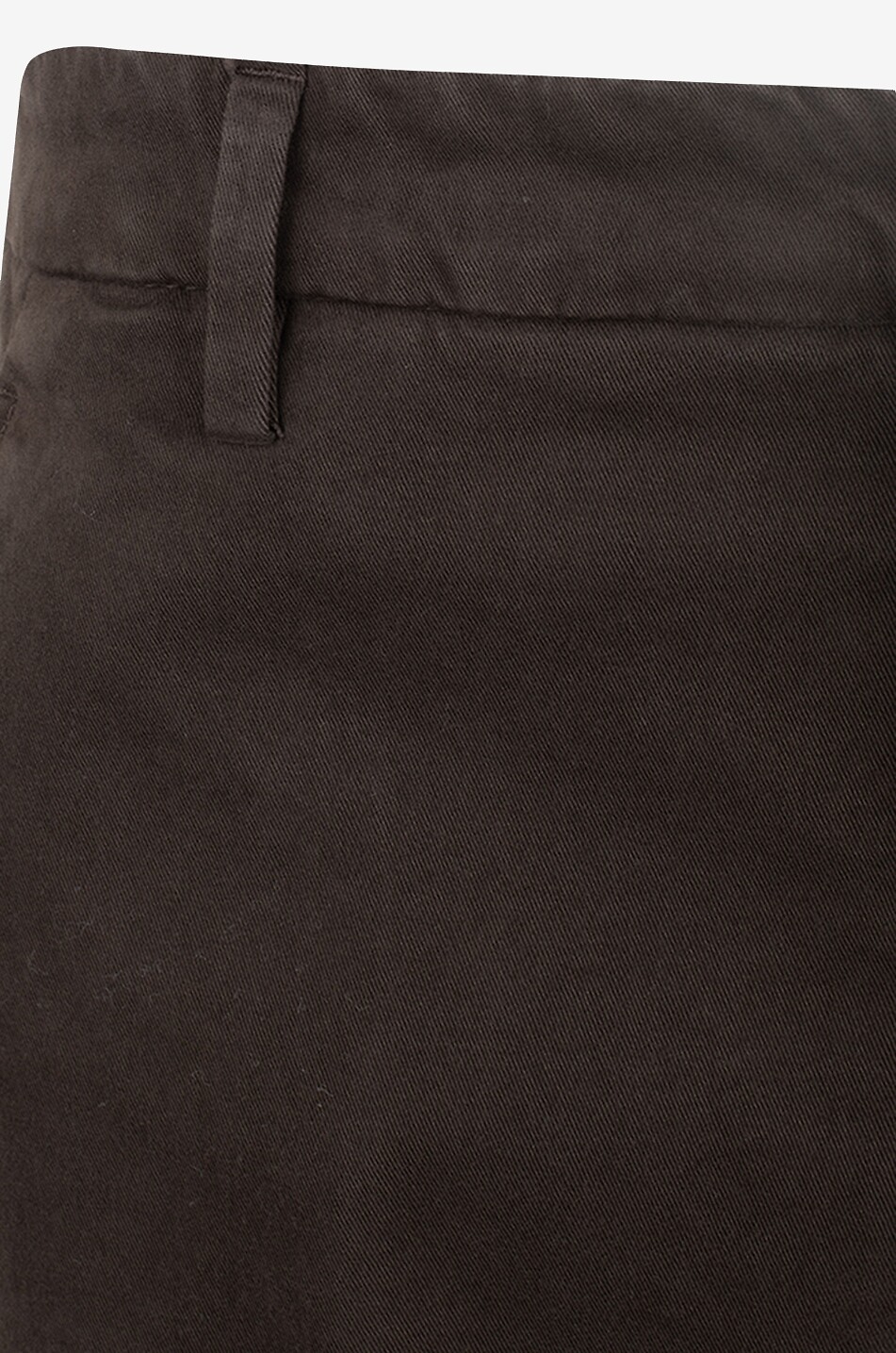 DONDUP Gaubert cotton slim fit chino trousers Men DARK BROWN 3