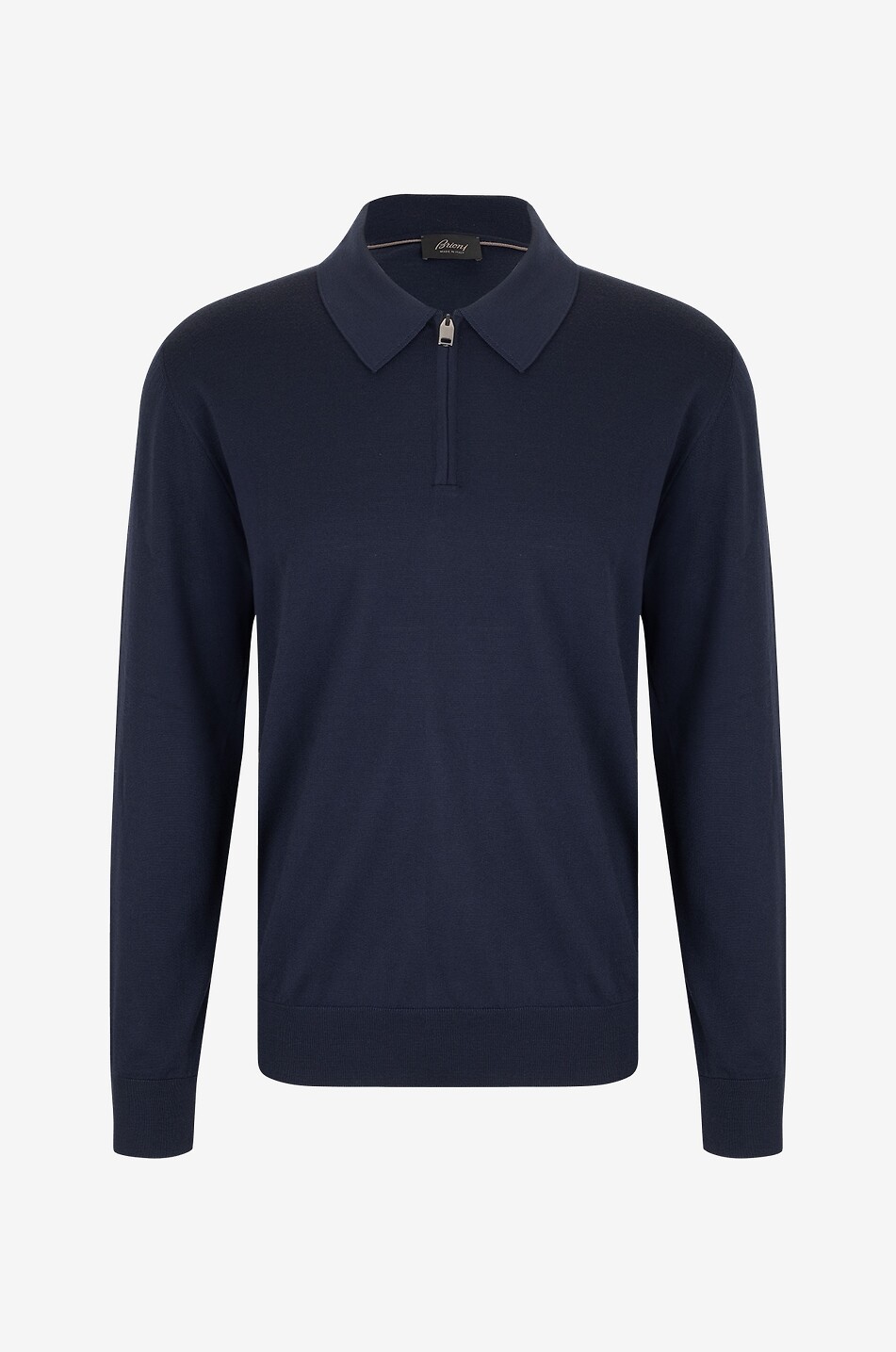 Brioni long sleeve polo best sale