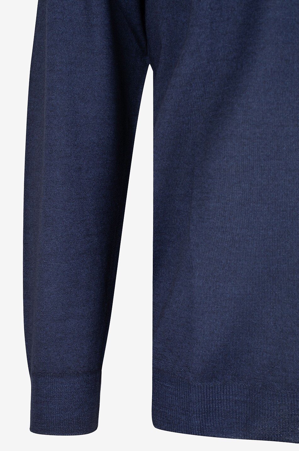 FEDELI Light Fast merino wool turtleneck jumper Men MEDIUM BLUE 3