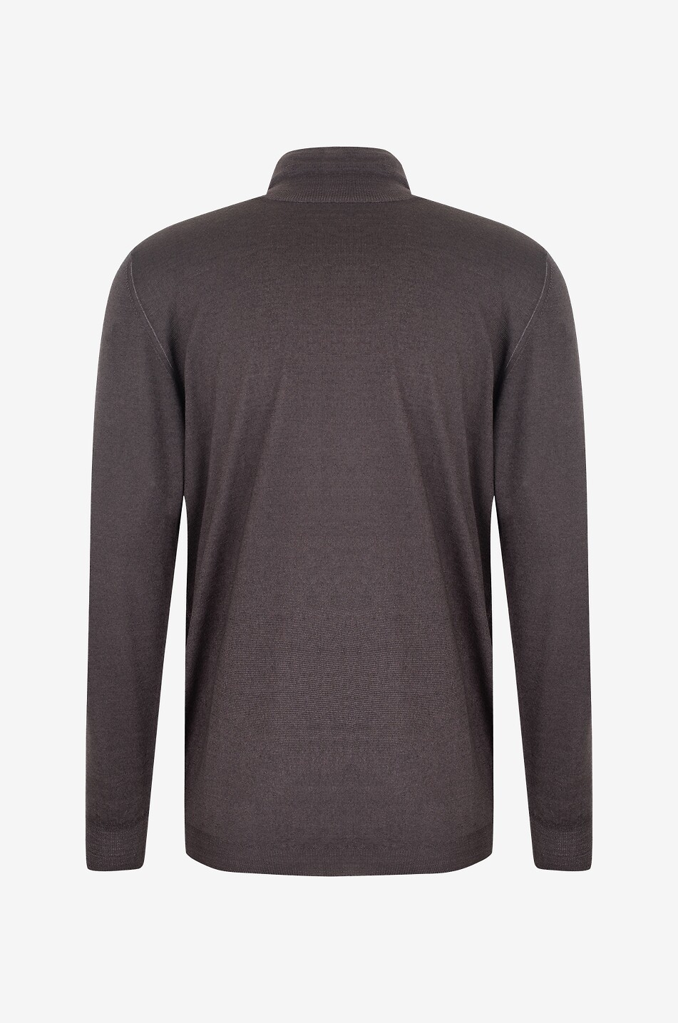 FEDELI Rollkragenpullover aus Merinowolle Light Fast Herren DUNKELBRAUN 2