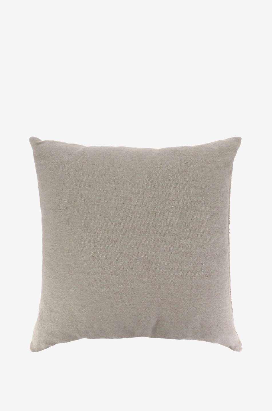 ANGEL DES MONTAGNES Sierra square jute and cotton cushion Home MEDIUM RED 2
