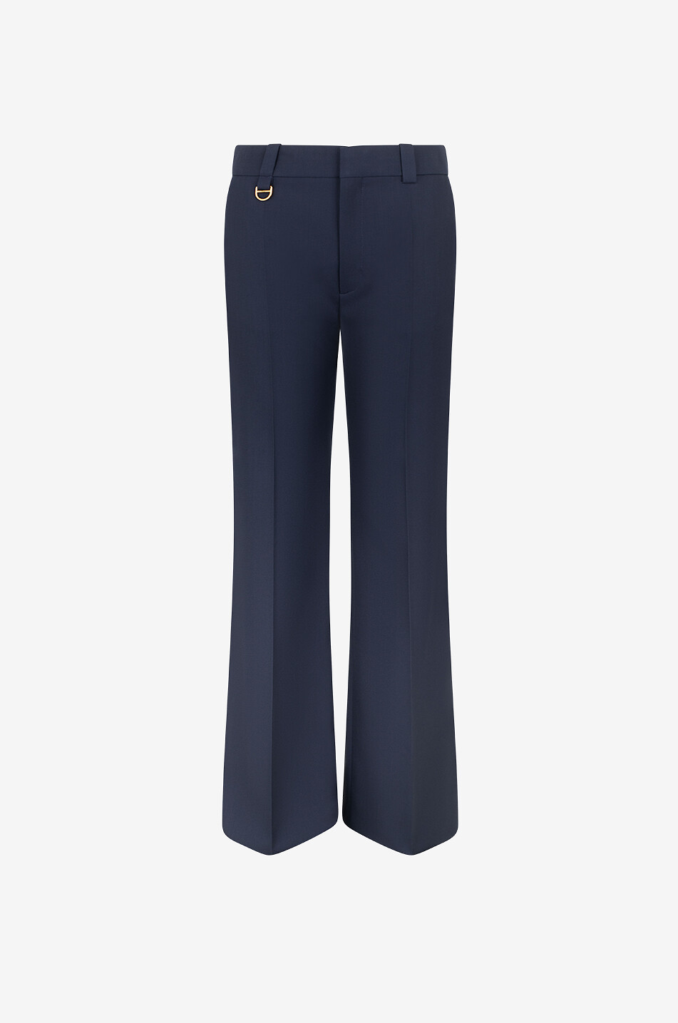 CHLOE Pantalon de costume droit en laine Femme BLEU FONCE 1