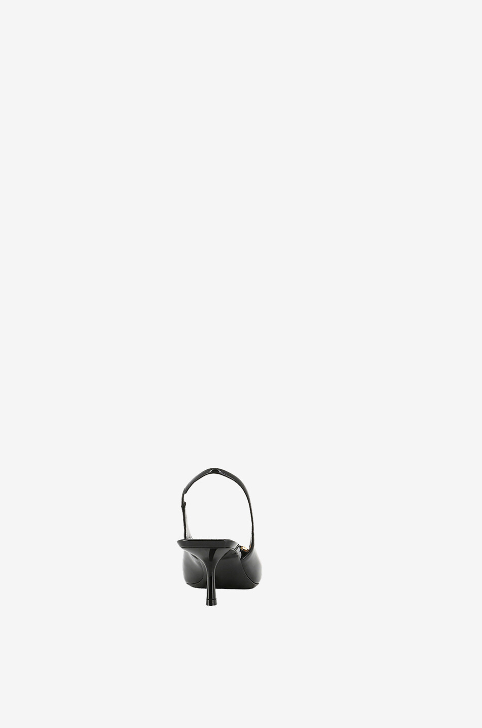 SAINT LAURENT PARIS Carine 55 patent leather slingback pumps Women BLACK 4