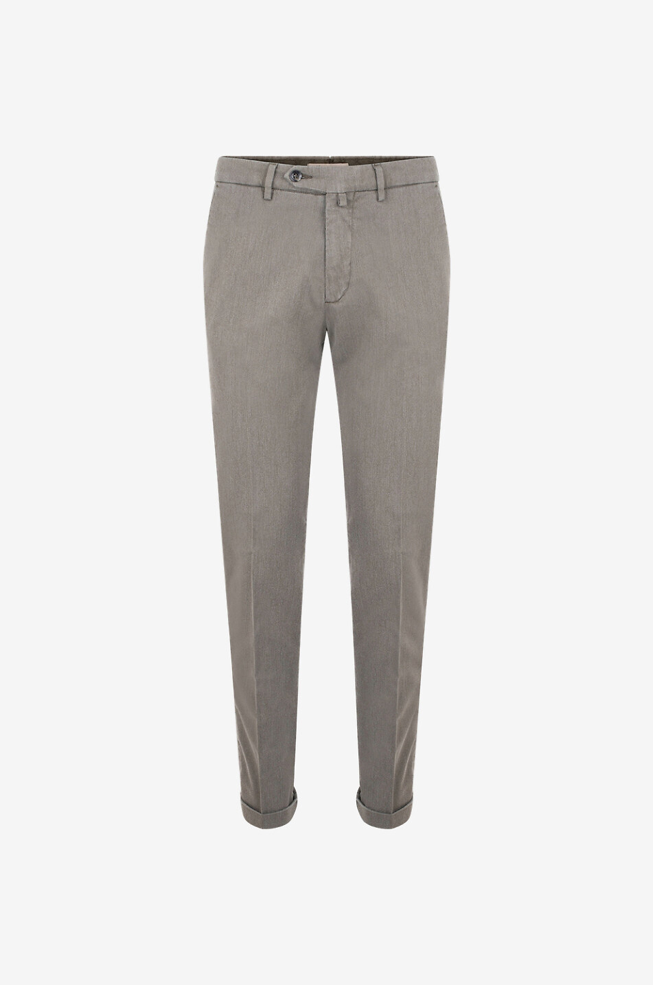 Chinohose aus Baumwolle in Fischgrätentextur