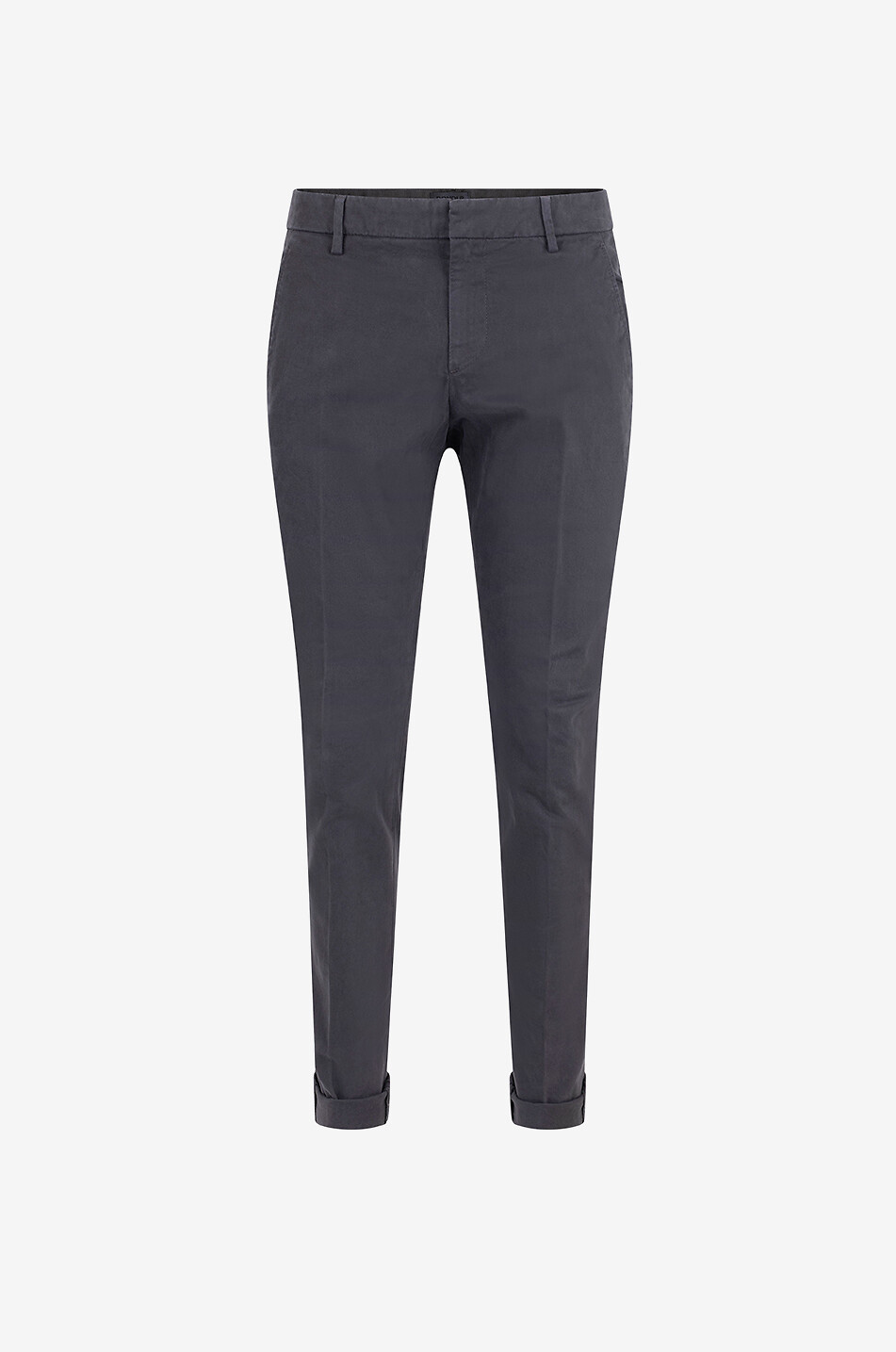 DONDUP Gaubert cotton slim fit chino trousers Men GREY 1