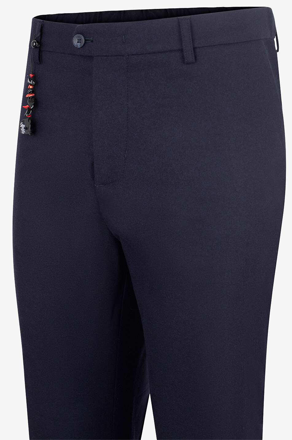 MARCO PESCAROLO Evo Zip virgin wool and cashmere trousers Men DARK BLUE 3