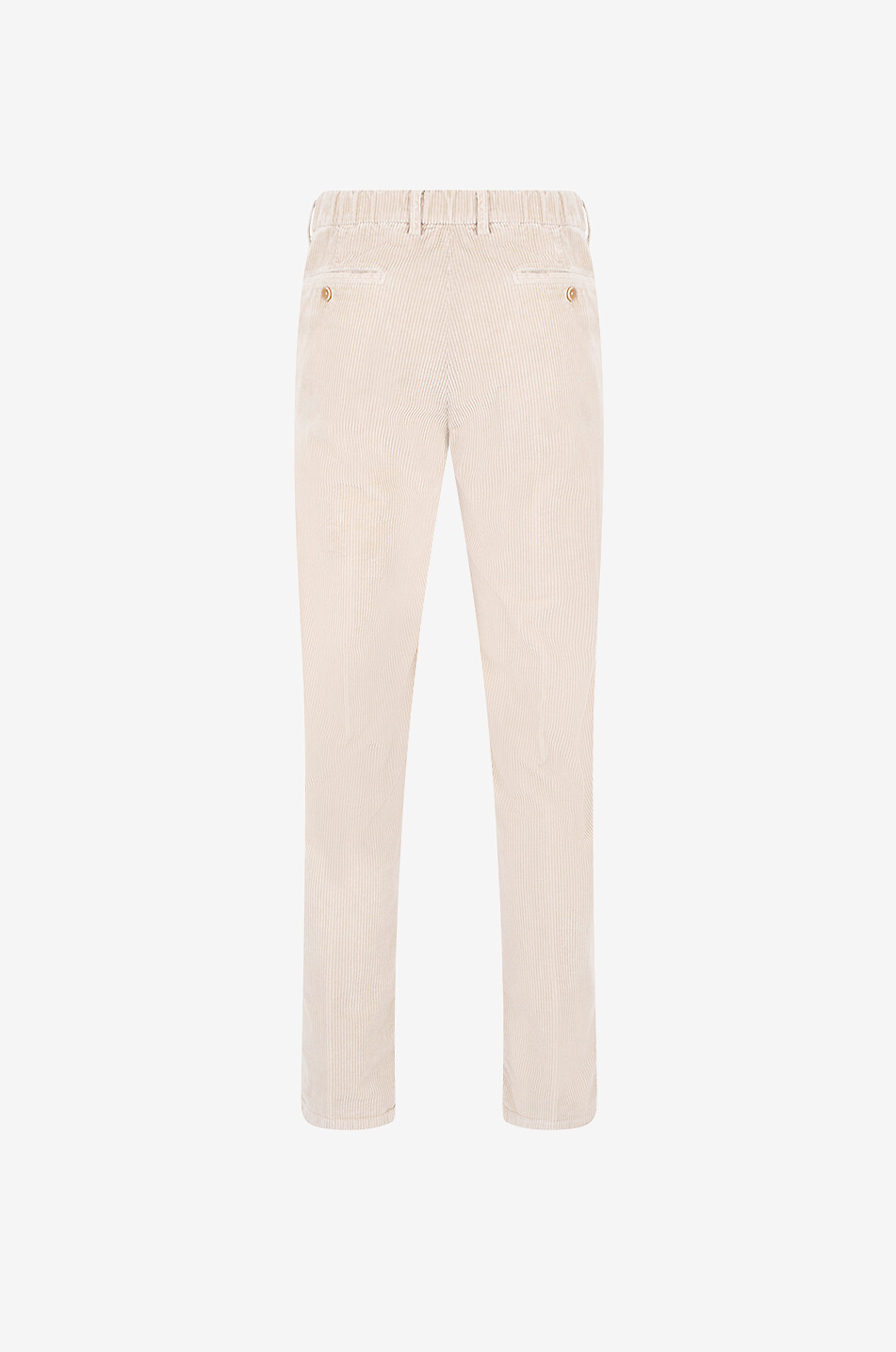 MARCO PESCAROLO Evo Zip corduroy slim fit trousers Men Light beige 2
