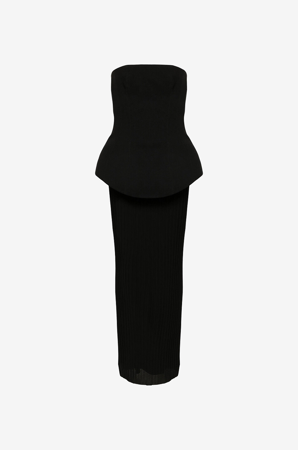 SOLACE LONDON Bustierkleid mit Schoss und Plissee-Rock The Arella Damen SCHWARZ 1