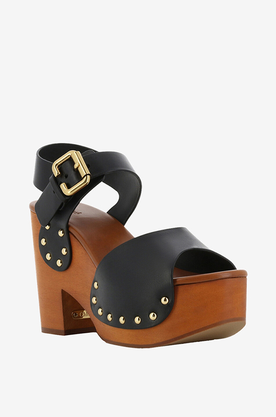 CHLOE Jeanette 20 clog inspired sandals Women BLACK 1