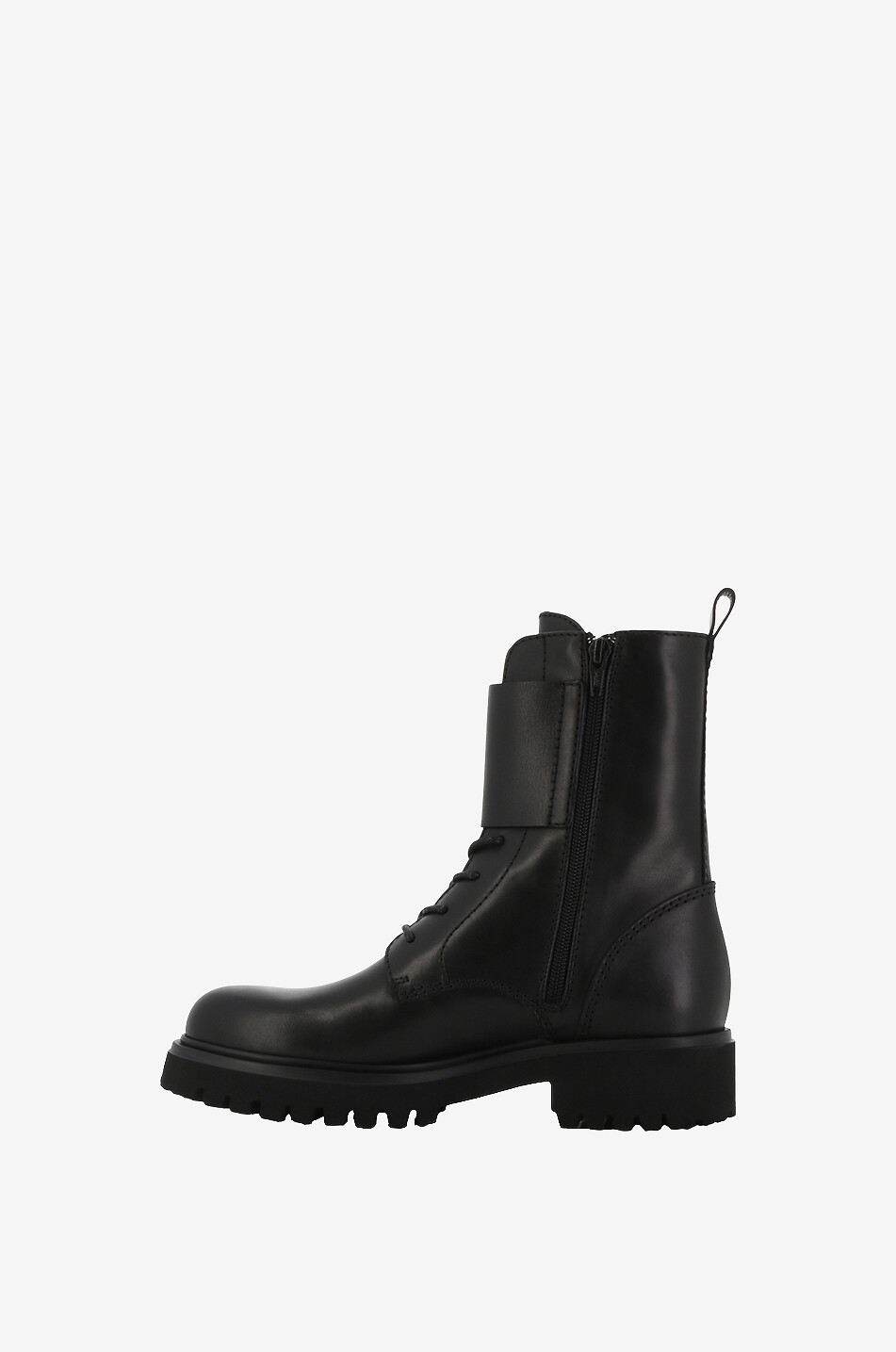 Bottines à lacets en cuir lisse Wish 20