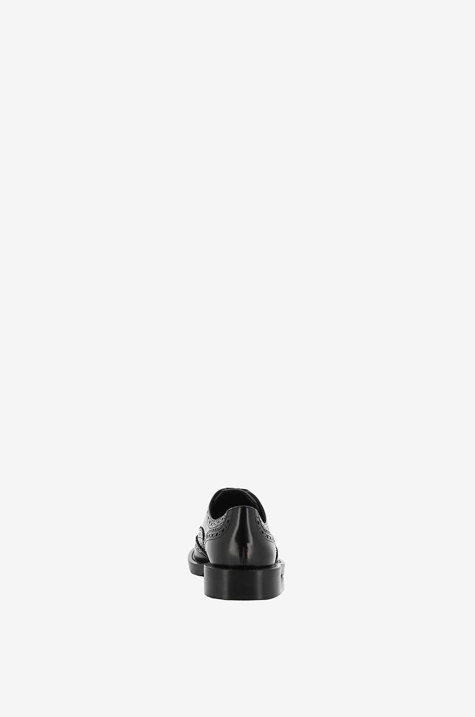 Derbies à lacets en cuir brossé perforé Porter