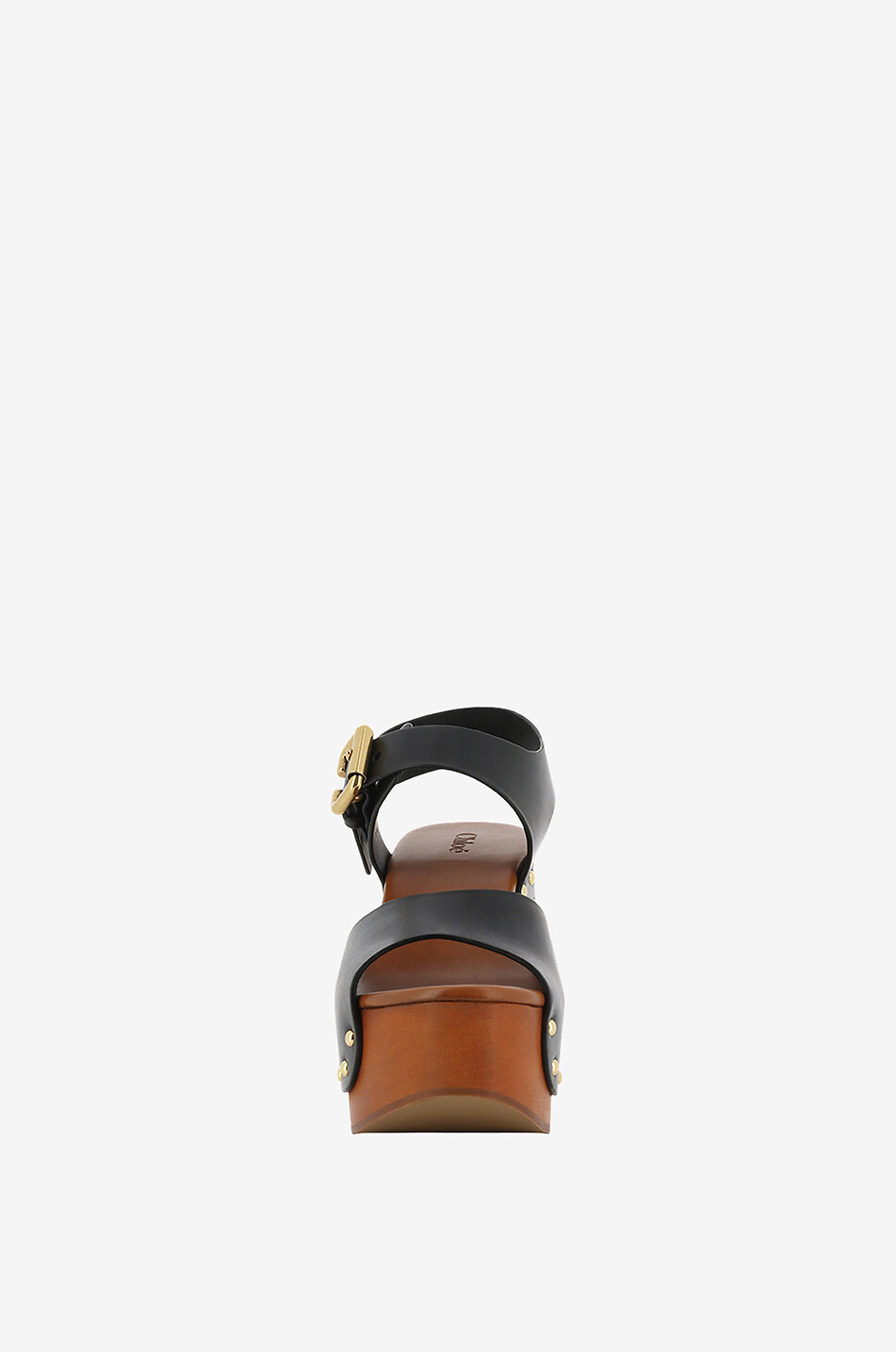 CHLOE Jeanette 20 clog inspired sandals Women BLACK 2