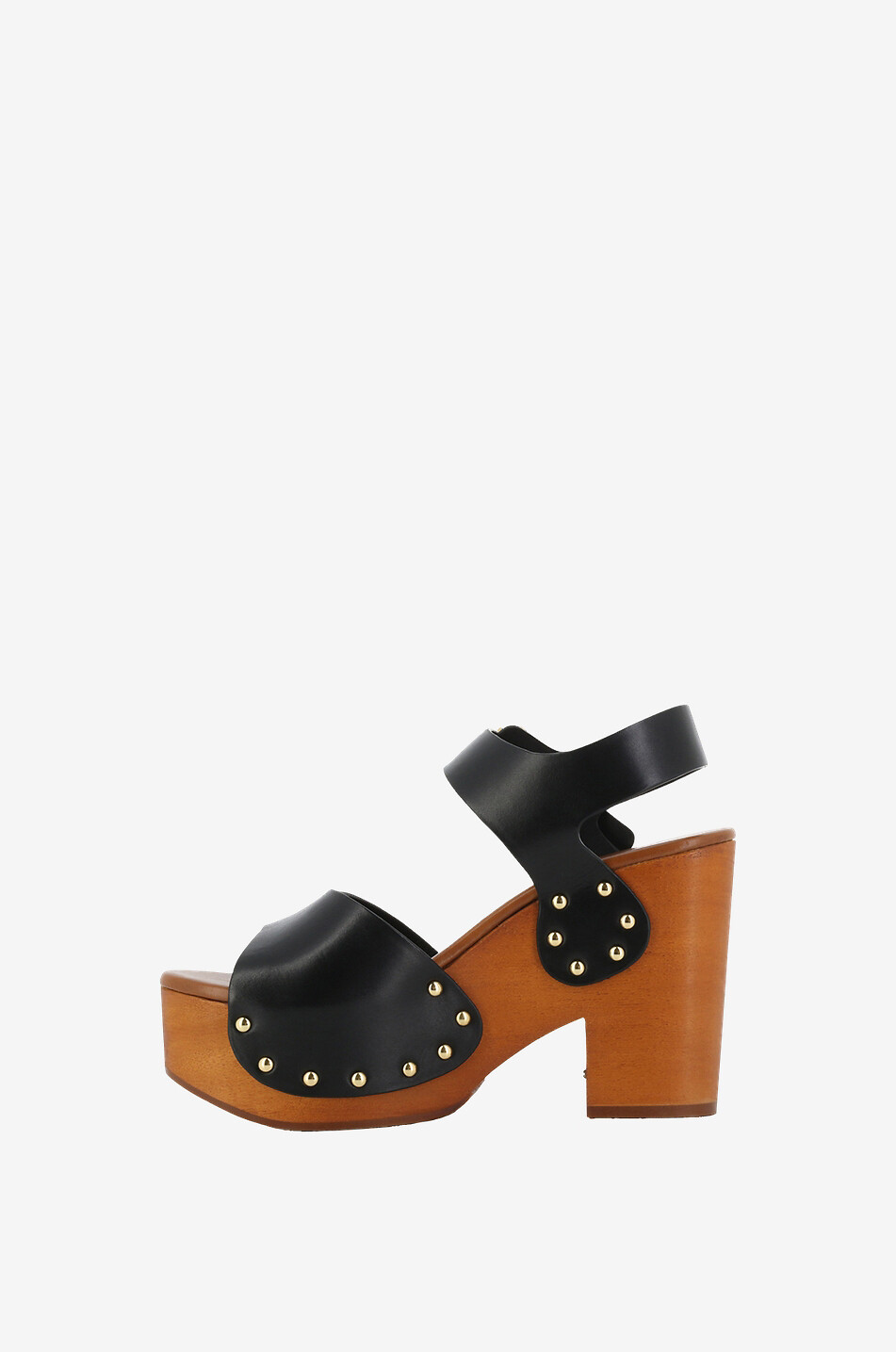 CHLOE Jeanette 20 clog inspired sandals Women BLACK 4