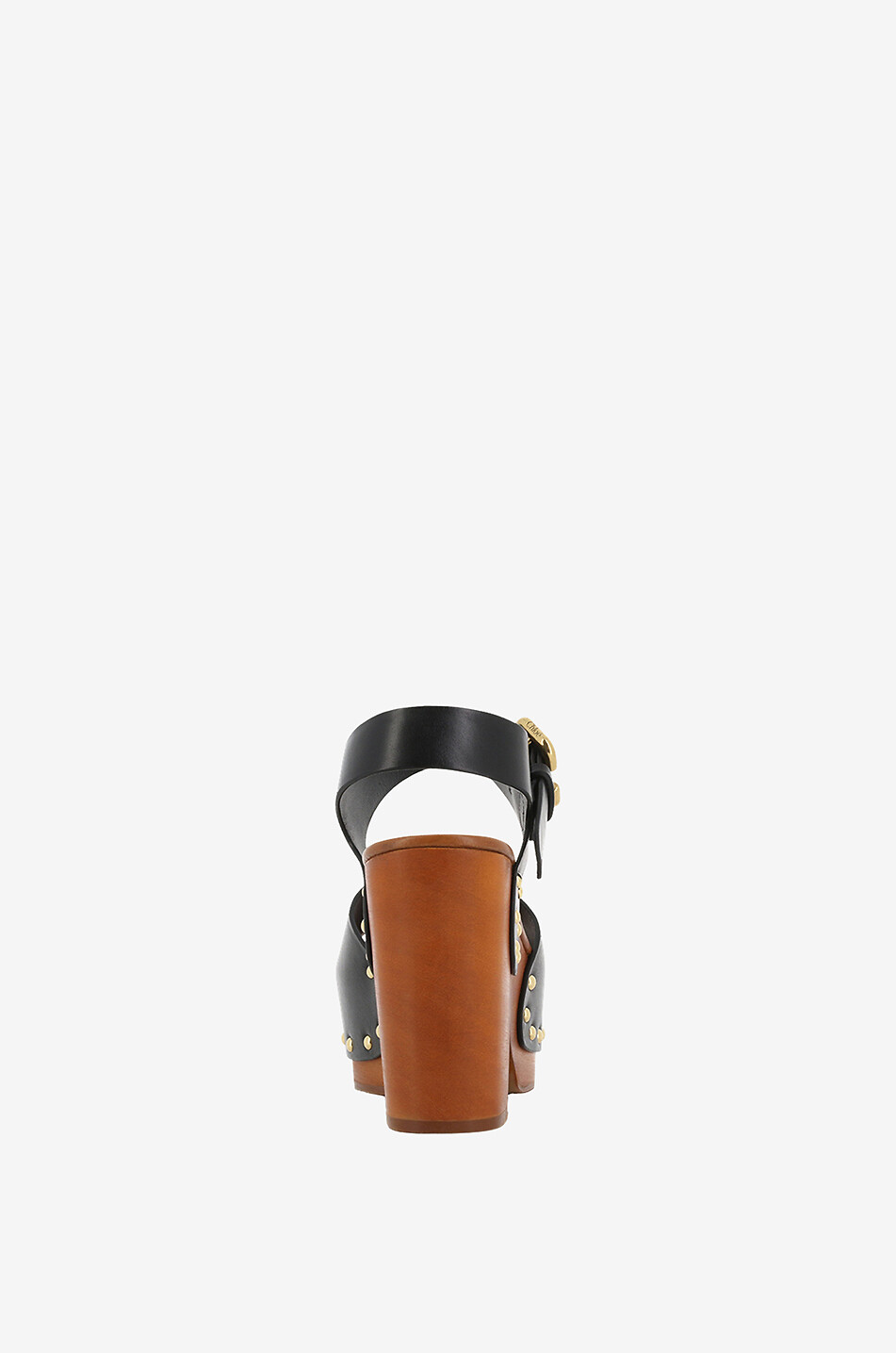 CHLOE Jeanette 20 clog inspired sandals Women BLACK 3