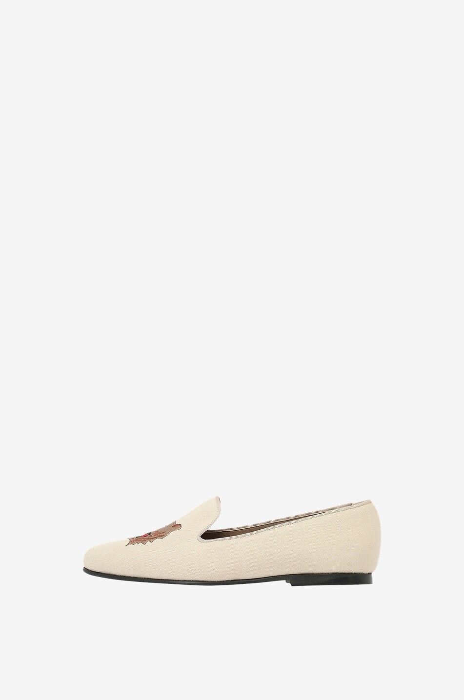 Bestickte Canvas-Smoking-Slippers Ukrainian Tiger Slipper