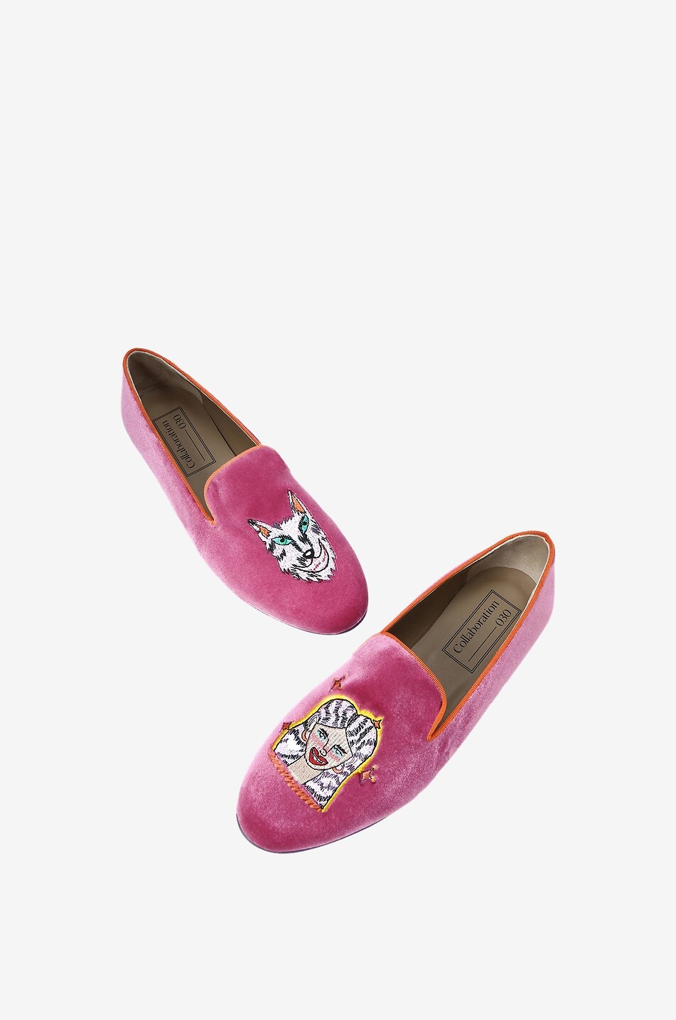 Mocassins en velours brodé That Girl Shoe