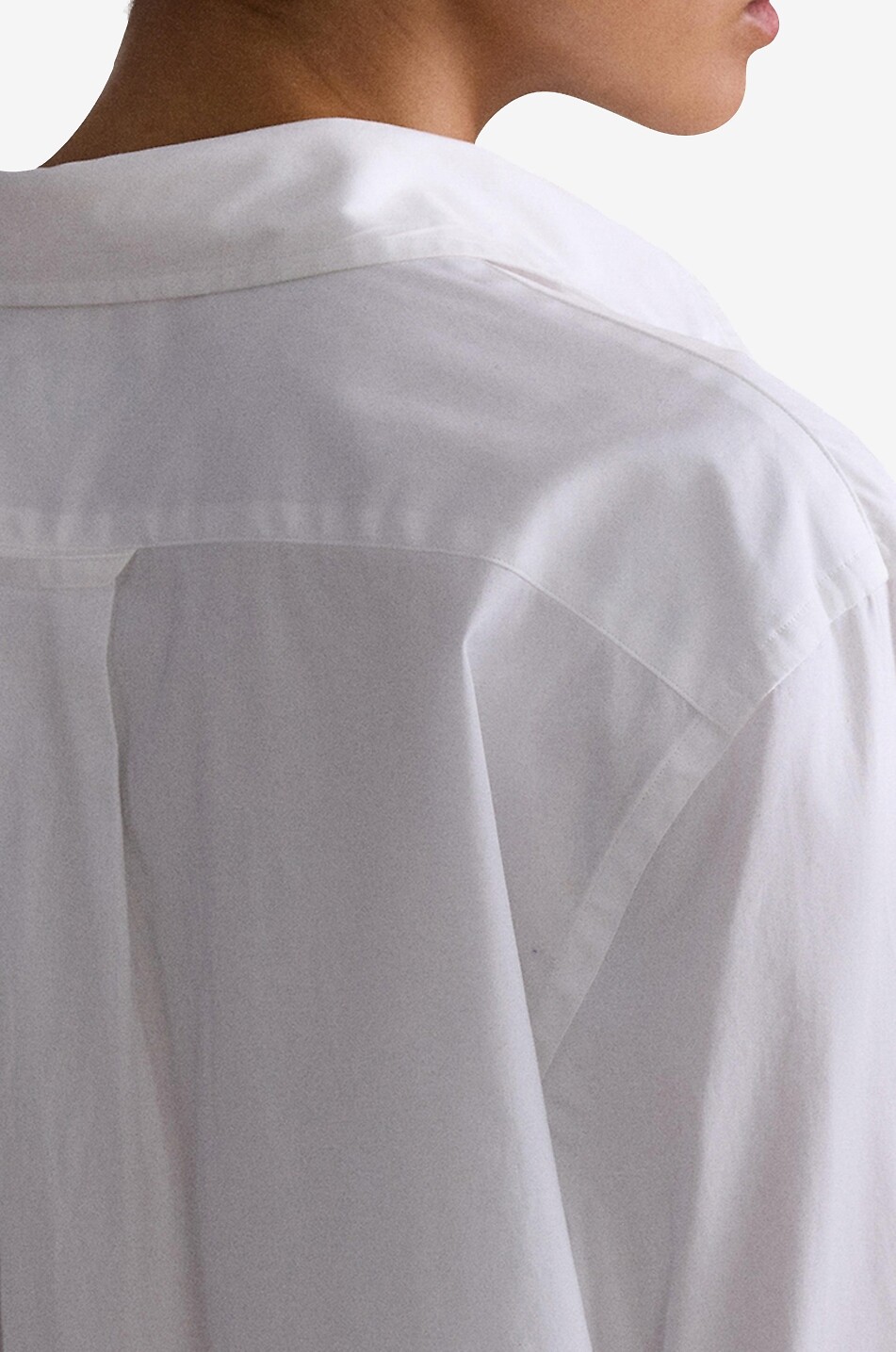 Oversize-Hemd aus Popeline Pony