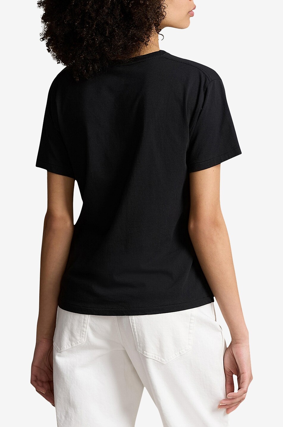 Cotton jersey short-sleeved T-shirt