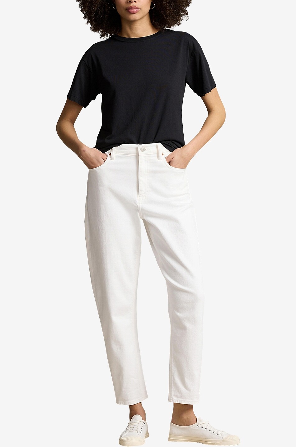 POLO RALPH LAUREN T-shirt à manches courtes en jersey de coton Femme NOIR 4