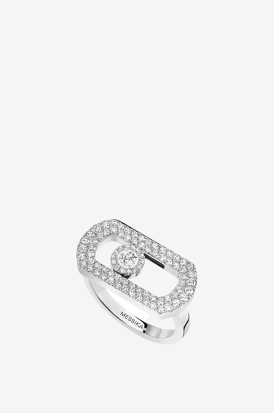 MESSIKA Ring aus Weissgold und Diamanten So Move Pavée Damen SILBER 1
