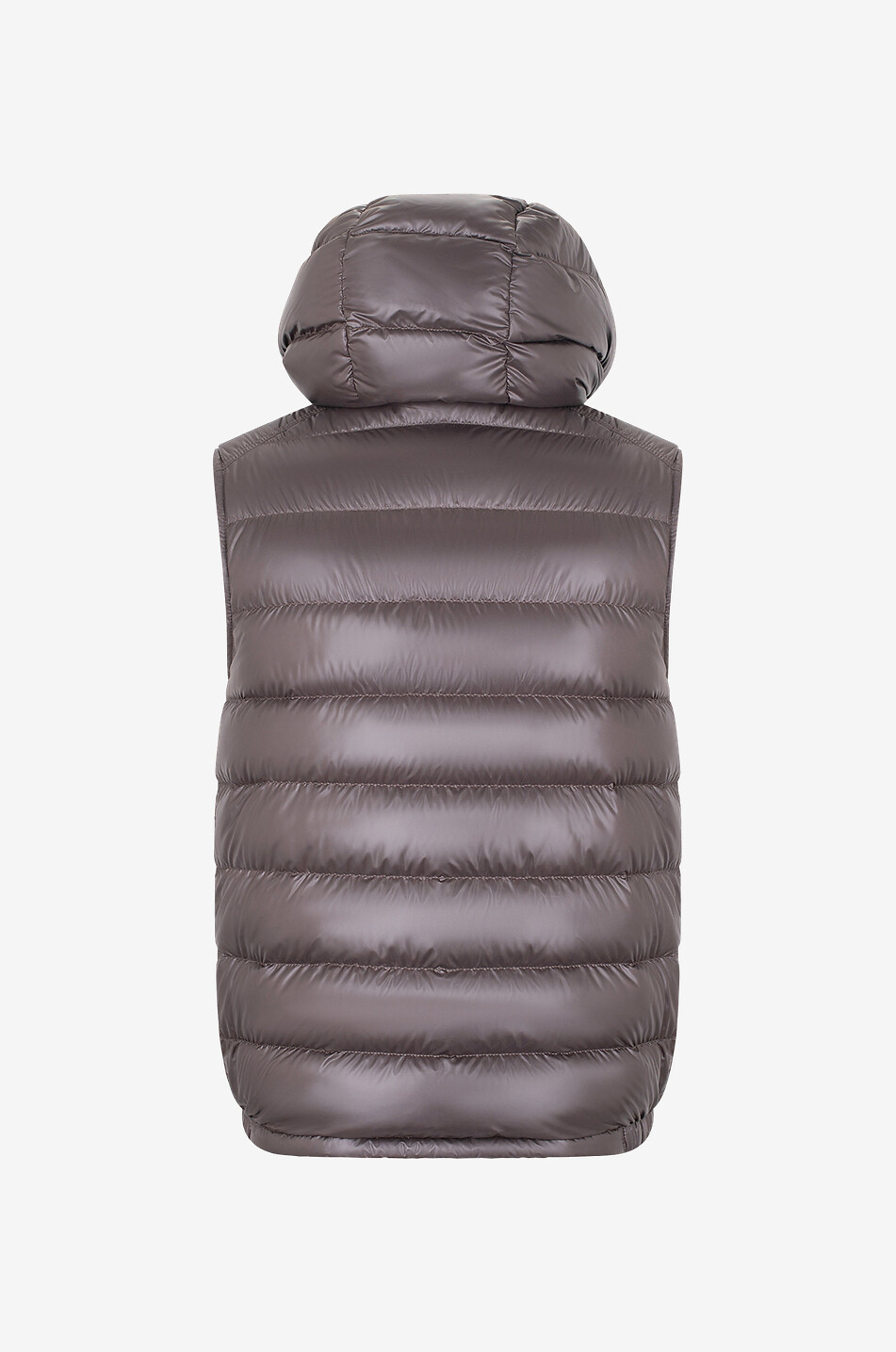 MONCLER Barant hooded down vest Men BROWN 2
