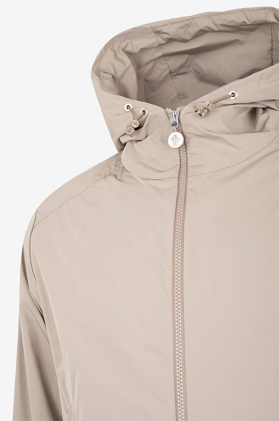 MONCLER Veste coupe-vent en nylon et maille Claut Homme BEIGE 3