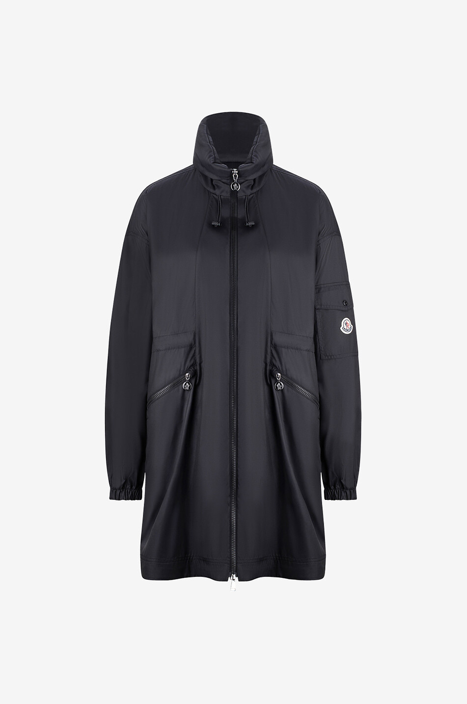 Adhemar lightweight parka with stand-up collar