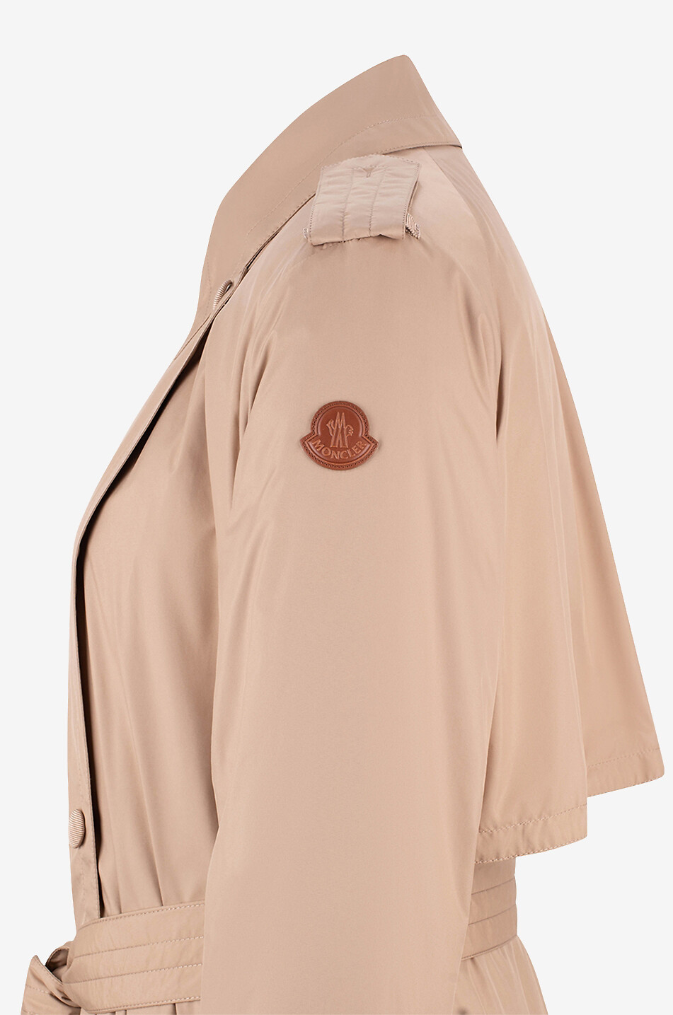 MONCLER Daunengefütterter Nylon-Trenchcoat Barbentane Damen BEIGE 3