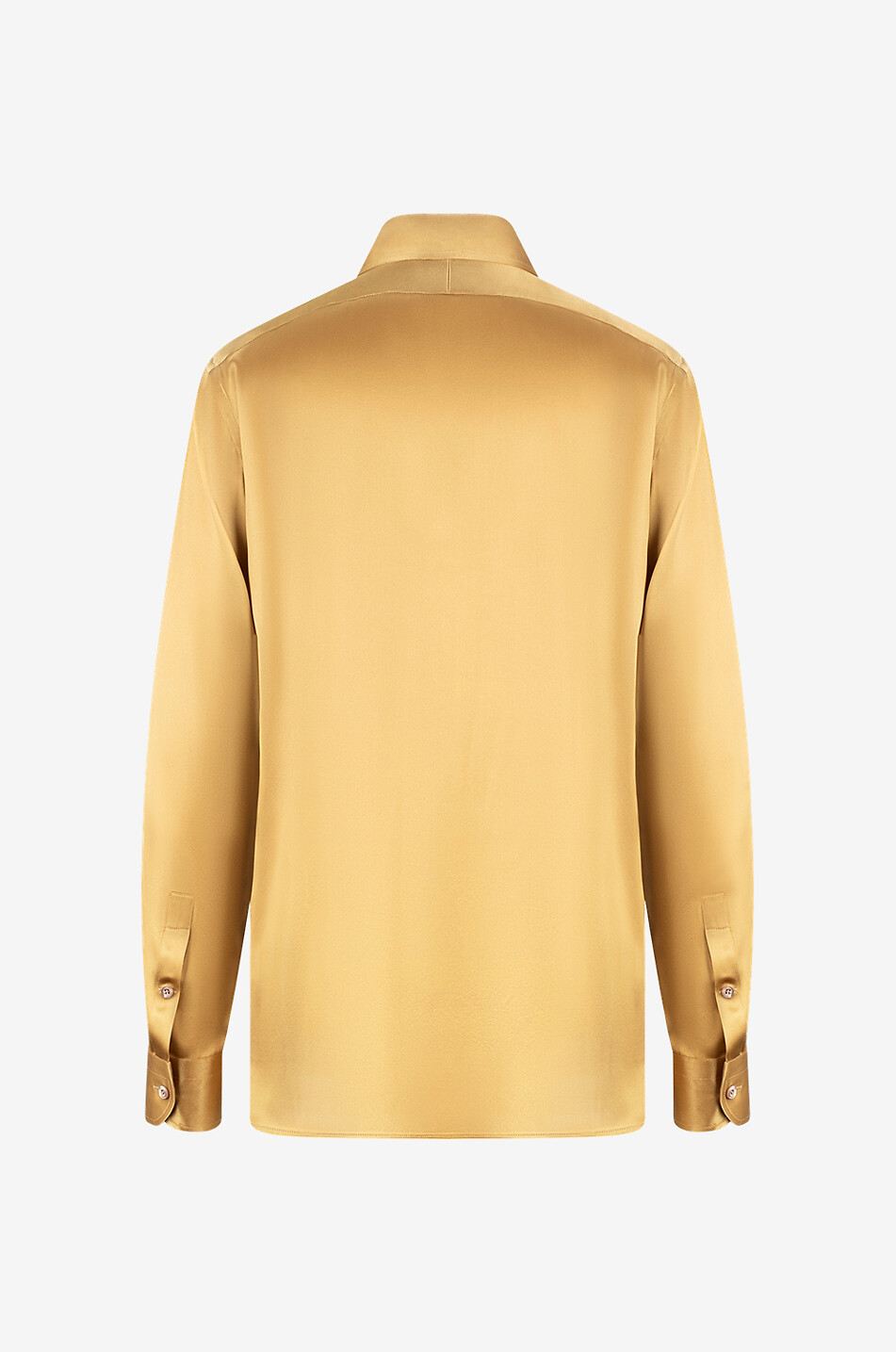 TOM FORD Fluid silk charmeuse shirt Women GOLDEN 2