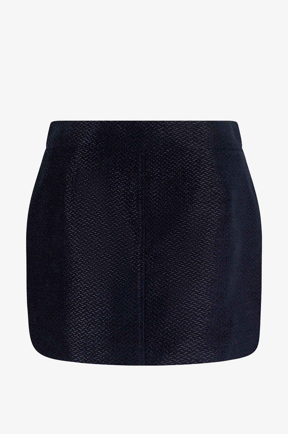TOM FORD Schmaler Minirock aus Metallic-Bouclé Damen SCHWARZ 2
