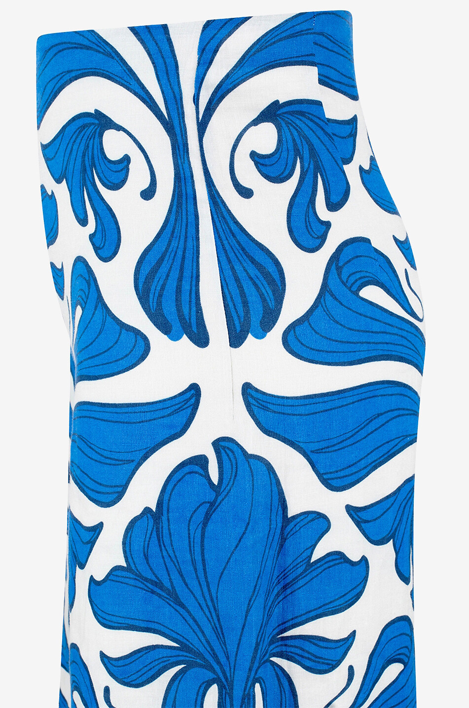 ANDRES OTALORA Agua Clara printed linen high-rise wide-leg trousers Women MULTI COLOURED 4