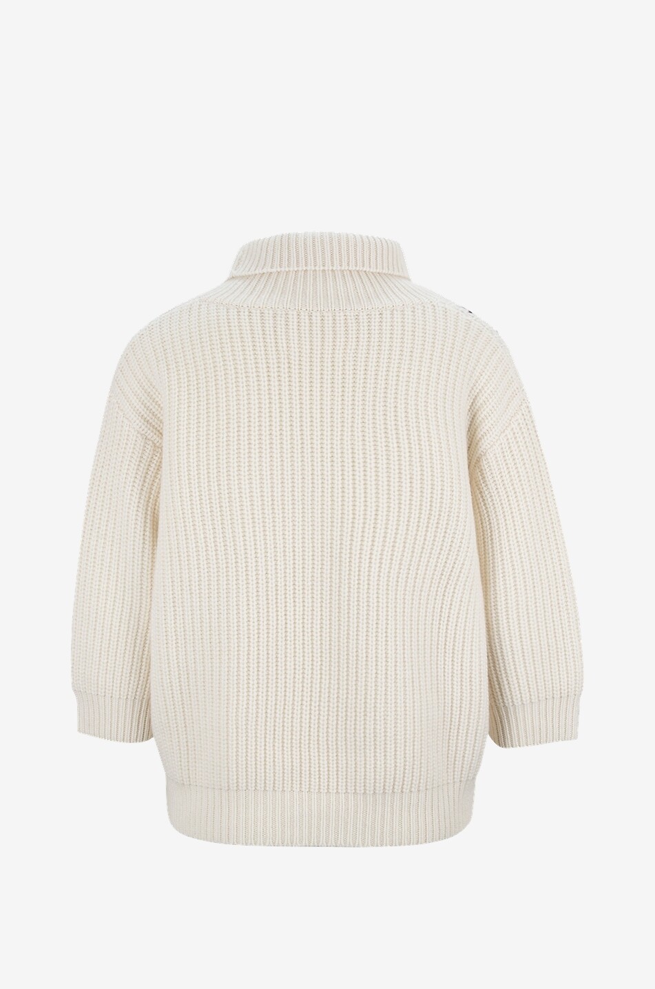 Bestickter Pullover mit Stehkragen aus Kaschmir Henny