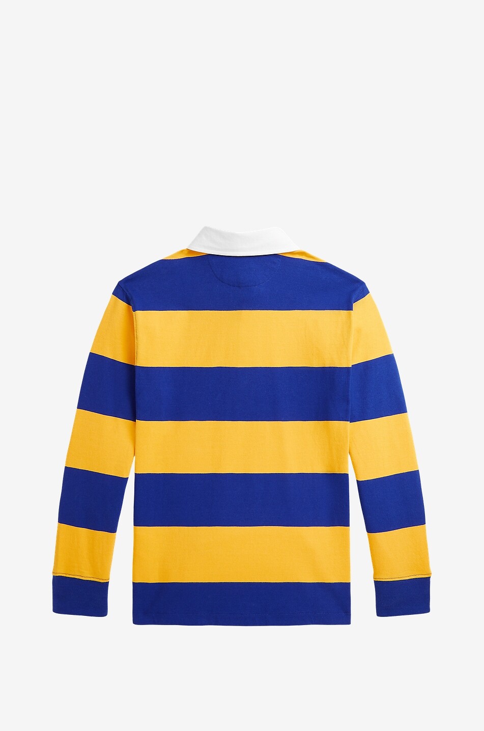 Gestreiftes Jersey-Langarm-Polohemd für Jungen Rugby Polo Bear