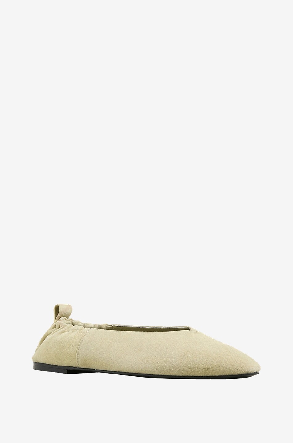 Ballerines en cuir nappa Brie