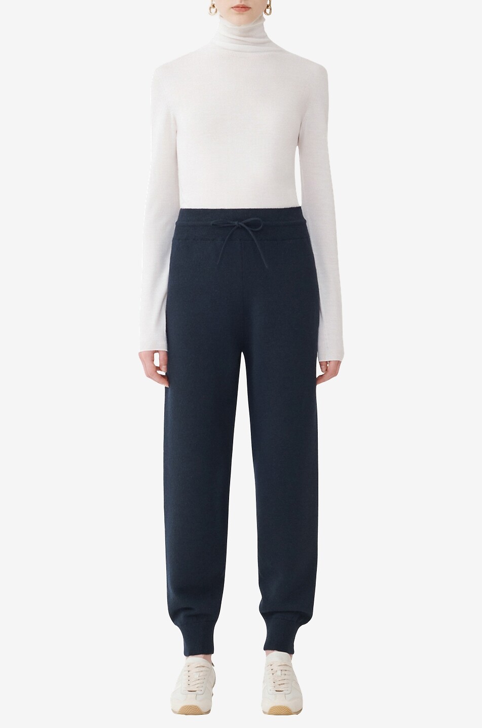 Pantalon de jogging scintillant en maille de fil Platinum