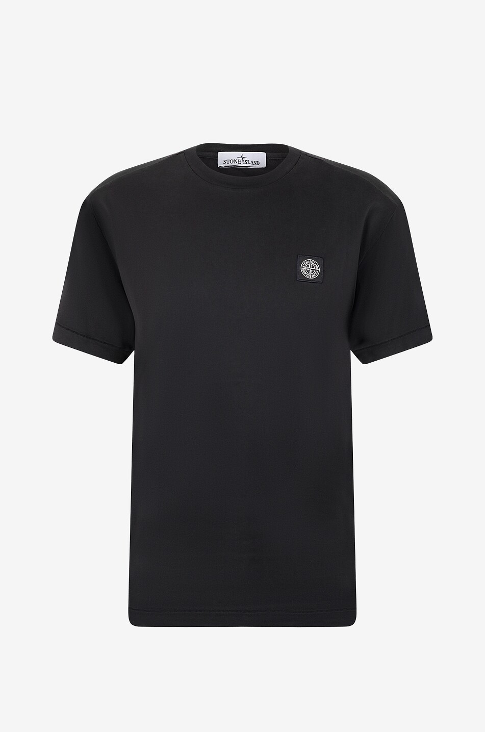 STONE ISLAND Kurzarm-T-Shirt mit Compass-Patch 24113 Herren SCHWARZ 1